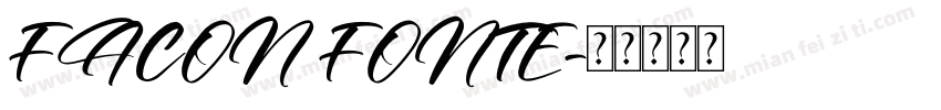 FACON FONTE字体转换